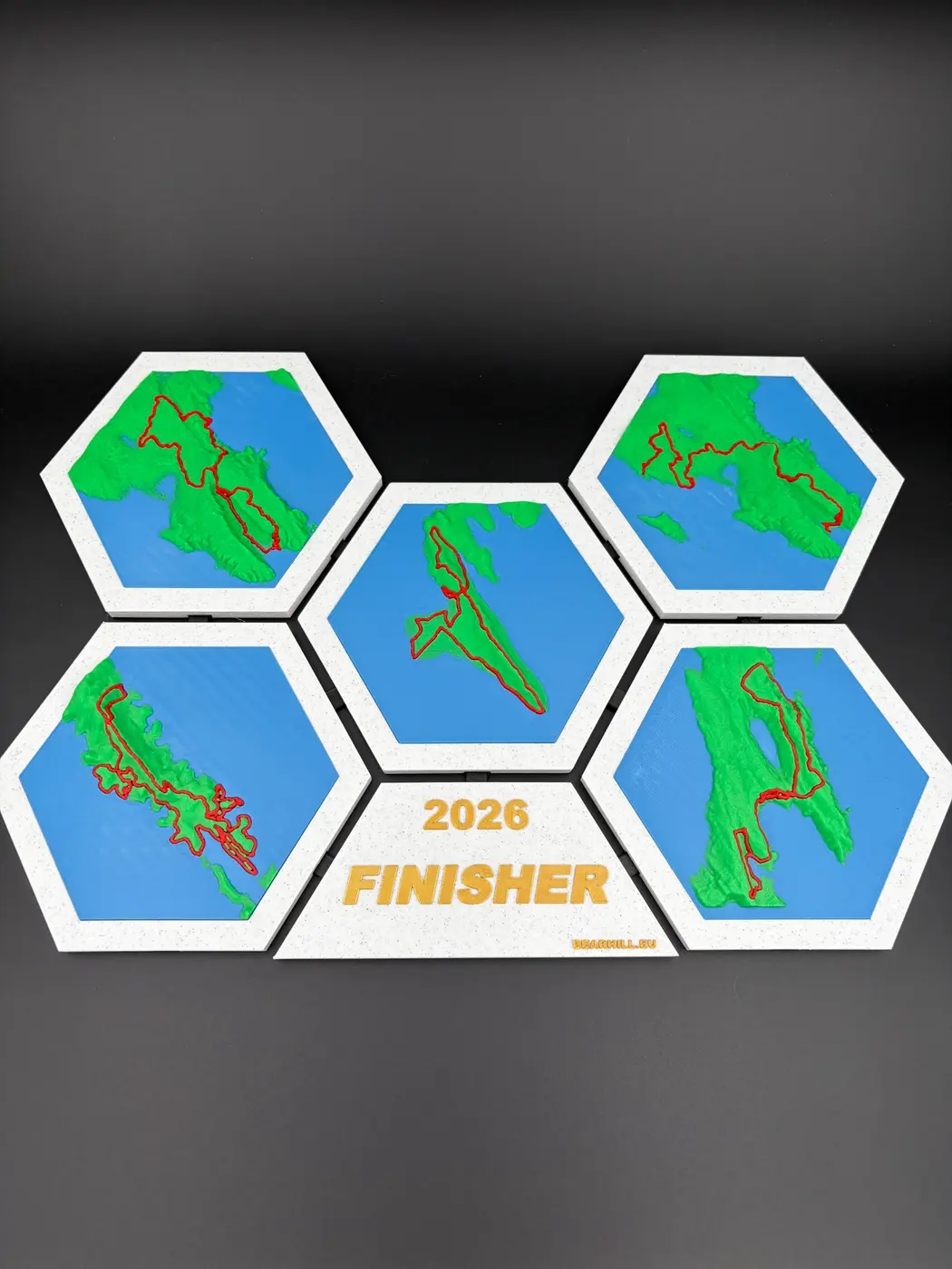 Alternative arrangement of a modular route map collection
