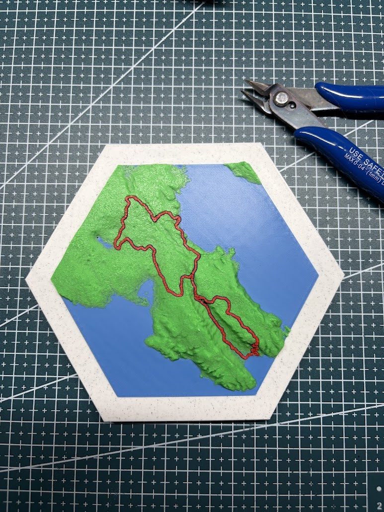 Mapa individual de una isla de 4Islands
