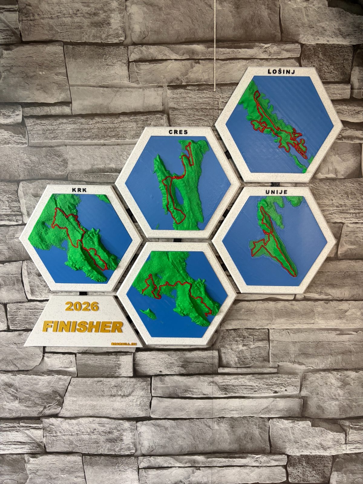 Colección completa de mapas en relieve 4Islands 2026